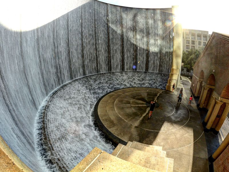 The Water Wall in Houston Texas Smithsonian Photo Contest