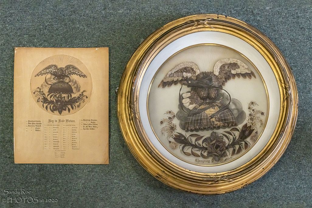 Hairy Eagle sculpture and accompanying key