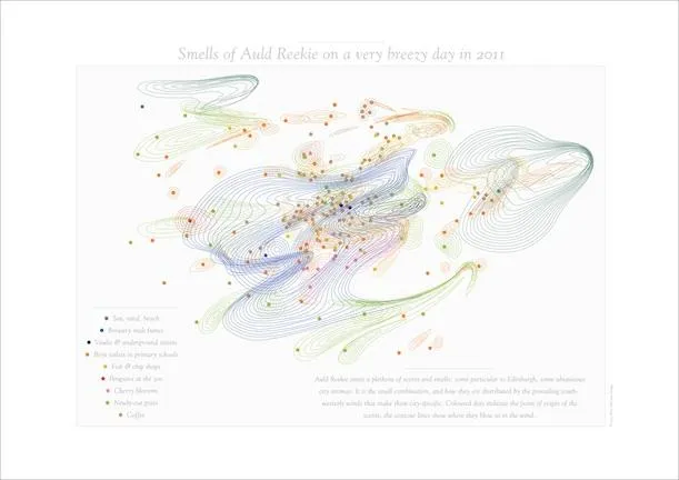 Mapping the Smells of New York, Amsterdam and Paris, Block by Block