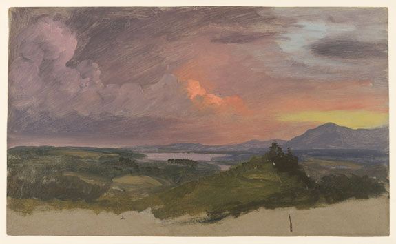 Sunset in the Hudson Valley, by Frederic Edwin Church.