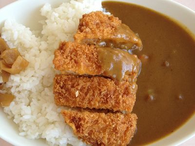 Japanese-style katsu curry