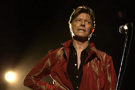 David Bowie performs as part of his sold out &quot;New York Marathon&quot; tour in 2002.