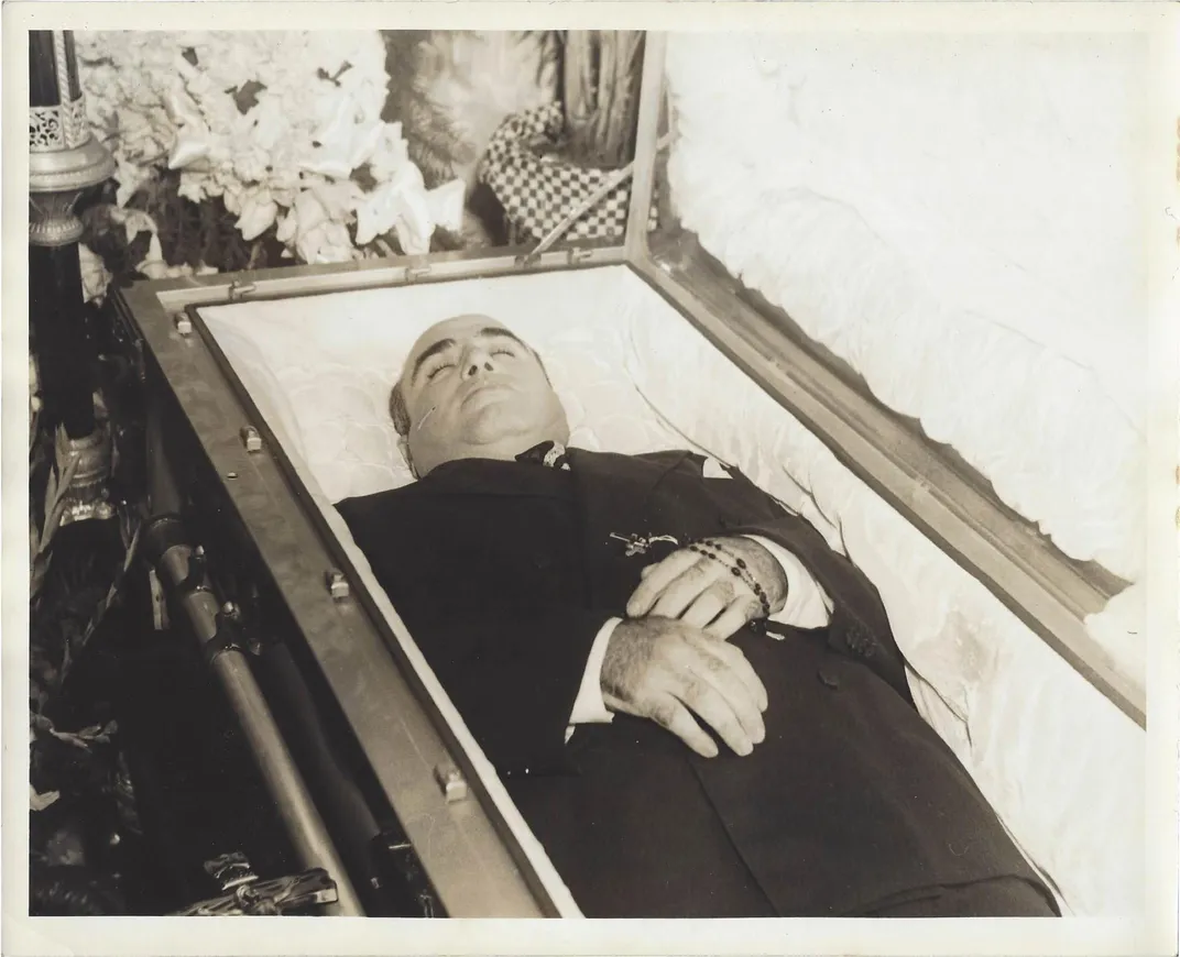 Al Capone Dead Body