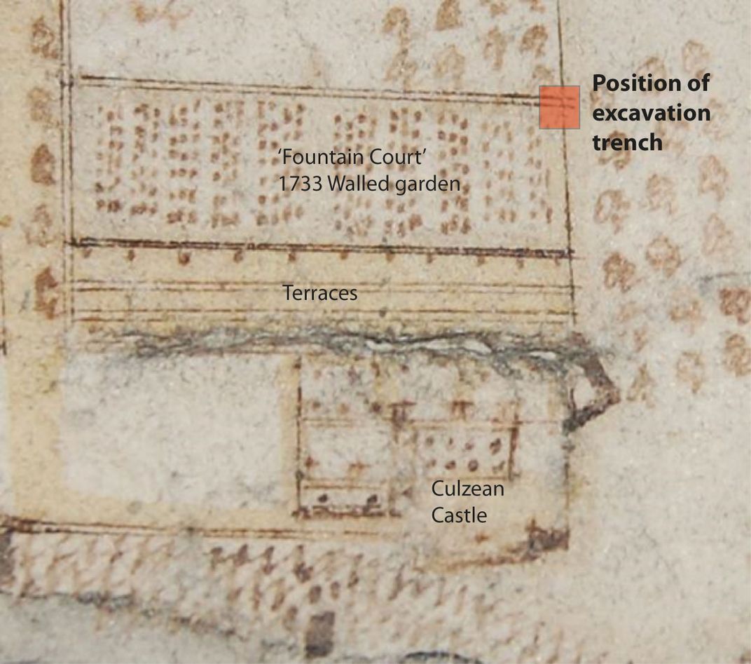 “Lost” 18th-Century Garden Found at Scottish Castle