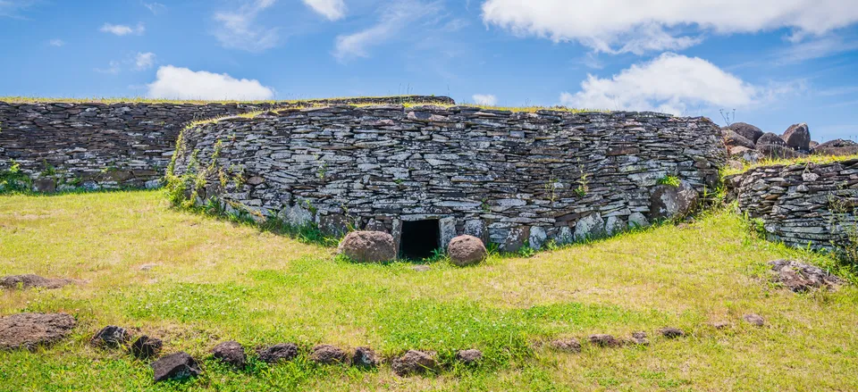  The stone village of Orongo, Easter Island 