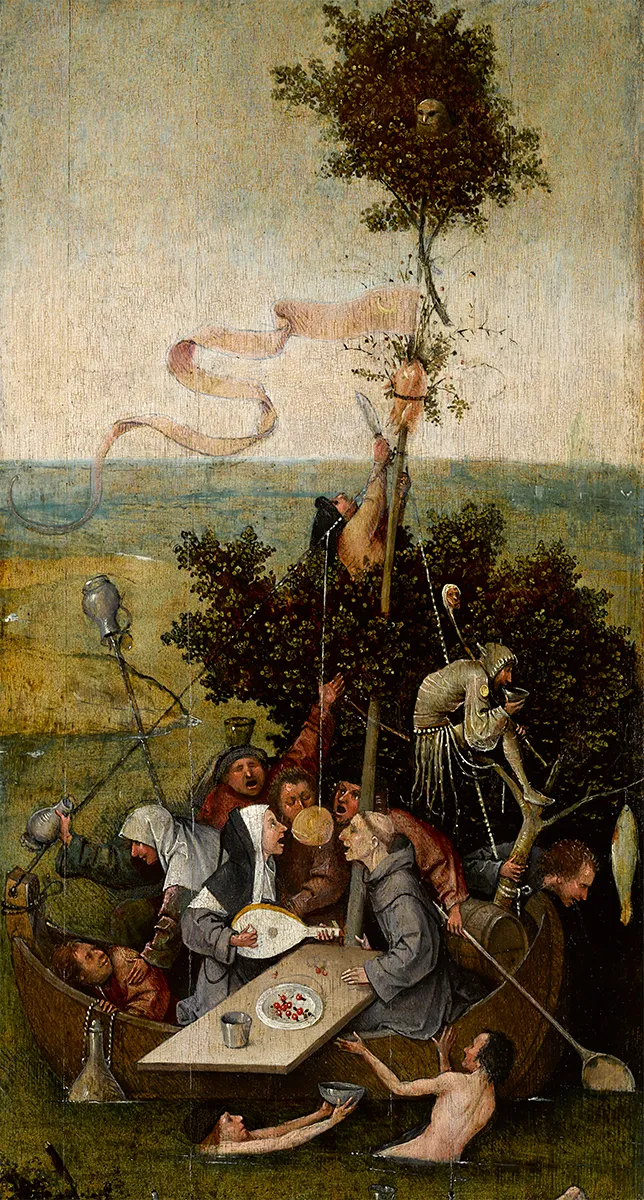 Hieronymus Bosch, The Ship of Fools, circa 1500–1510