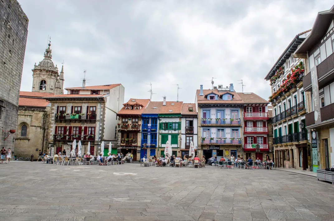 Square in Hondarribia