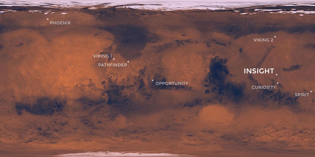 InSight Landing Location