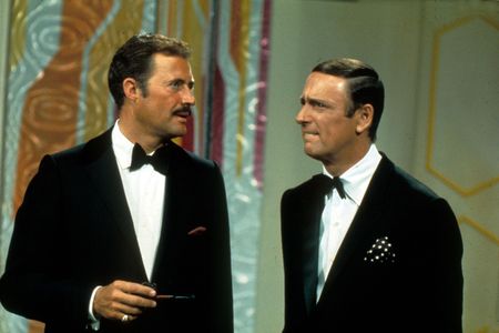 The comedy show Rowan & Martin's Laugh-In, starring Dan Rowan and Dick Martin (above), debuted on NBC on January 22, 1968.