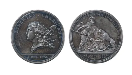 Benjamin Franklin Styled Lady Liberty’s Look in This Medal He Commissioned to Honor American and French Allies in the Revolutionary War