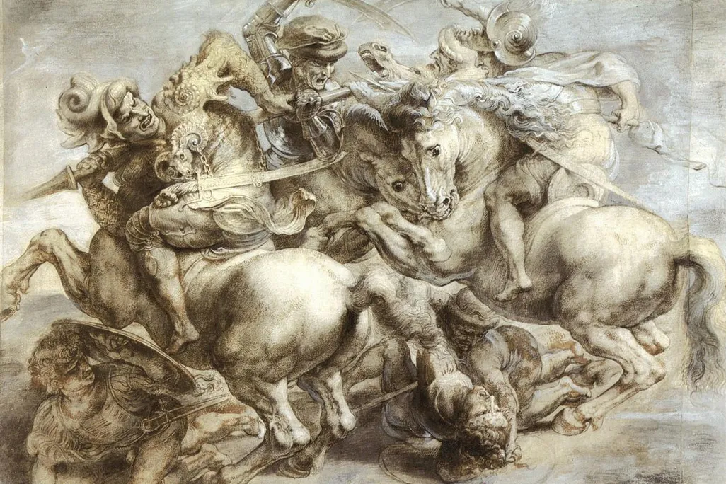 Ruben's Sketch of <em>The Battle of Anghiari</em>