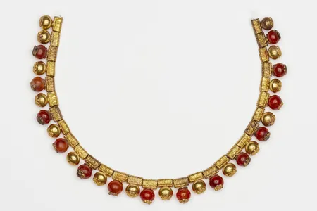 This necklace was likely stolen from a Turkish archaeological site in 1976.