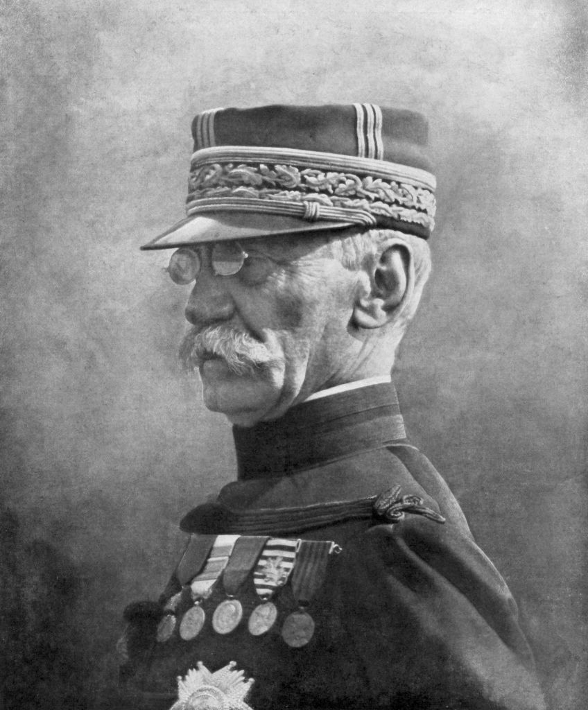 General Joseph- Simon Gallieni was recalled from retirement to defend Paris. His decision to send soldiers to the Marne via taxi helped prevent a French collapse.