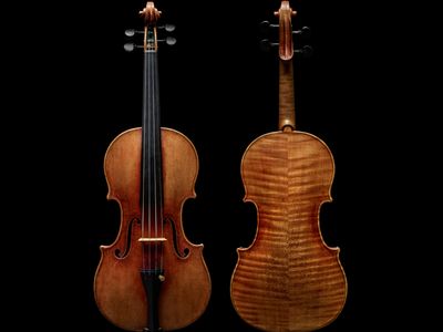 The violin was made in Italy in the early 18th century.