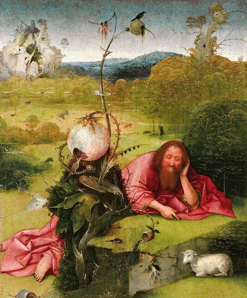 Hieronymus Bosch, Saint John the Baptist in the Wilderness​​​​​​​, circa 1480–1485