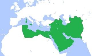 The Abbasid caliphate at the time of Haroun al-Rashid.
