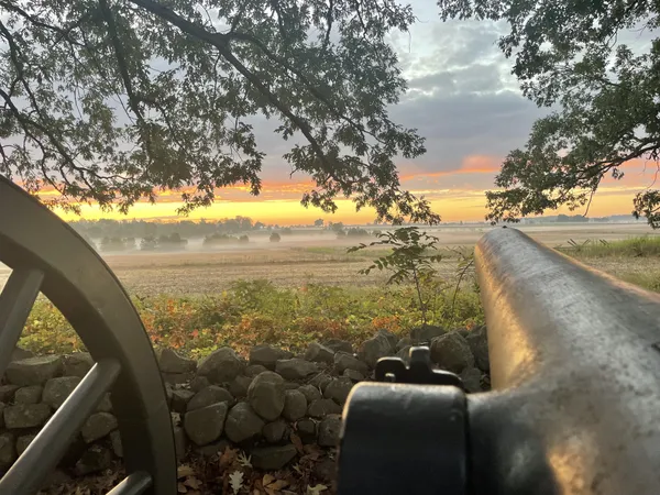 Sunrise on Seminary Ridge at Gettysburg thumbnail