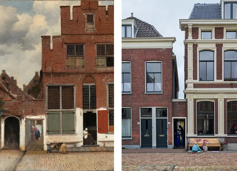 Vermeer Little Street Old and New