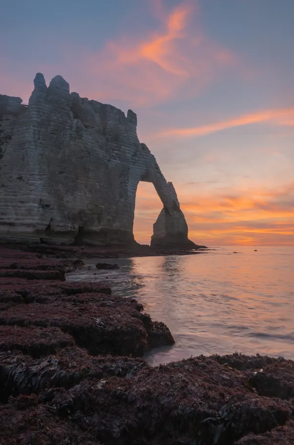 Sunset at  Etretat thumbnail