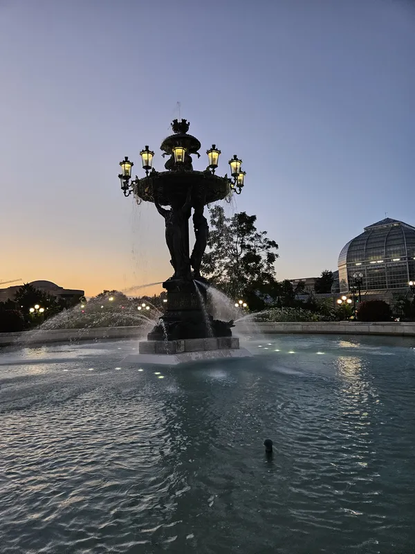 The Fountain of Water and Light at dusk thumbnail