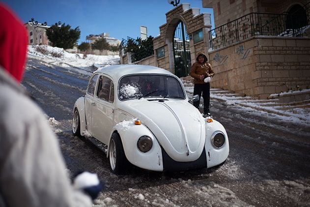 Snow in Middle East