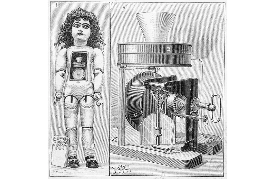 Edison's Talking Doll, a sketch