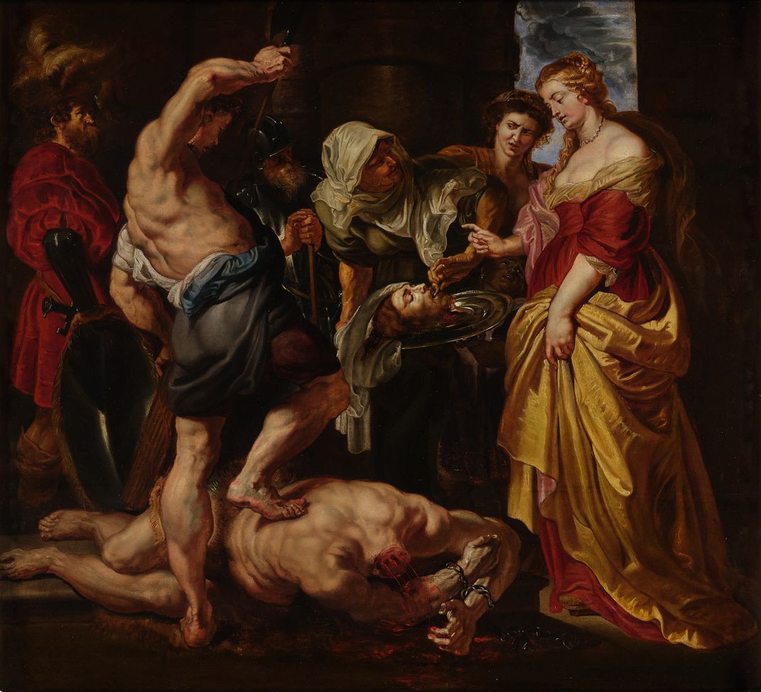 Salome Presented With the Head of John the Baptist