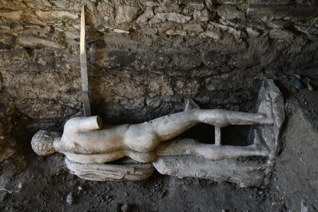 Hermes statue