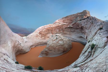 The Cosmic Navel is larger than it appears in this image—it spans about 200 feet wide and is between 16 and 65 feet deep.