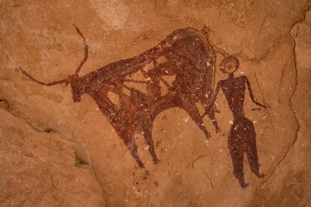 The reserve’s abundant rock art depicts animals long disappeared from the area.