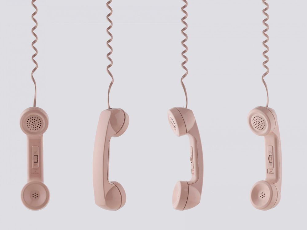 Pink Phone Receivers