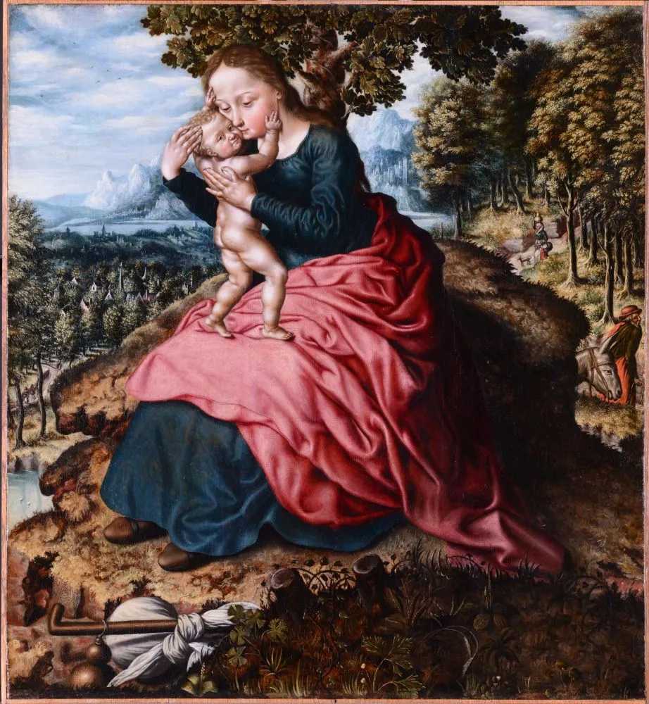 Rest on the Flight Into Egypt, Catharina van Hemessen, circa 1555