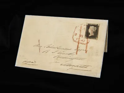 The envelope was sent twice: once on May 2, 1840, and again on May 4, 1840.