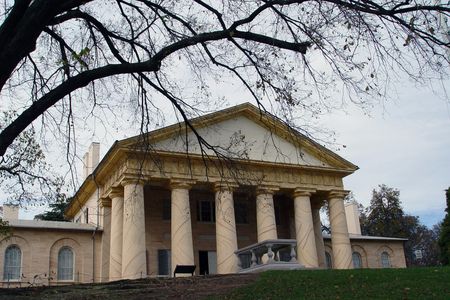 Charles Syphax was among the slaves taken to George Washington Parke Custis’ plantation in Arlington, Virginia. He ran the dining room at the huge mansion known as Arlington House (above), which still stands on the grounds of the cemetery.
