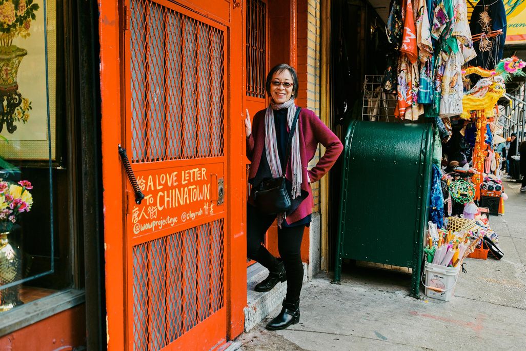 Grace Young in Chinatown