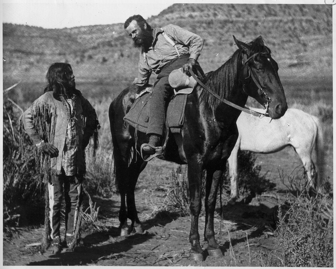 John Wesley Powell with Paiute
