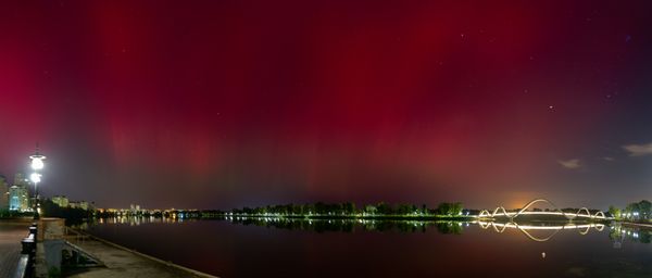 Panorama of Aurora Balearics in Kyiv, Ukraine thumbnail