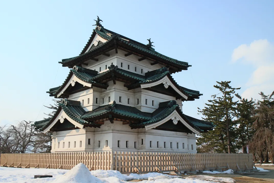 Hirosaki Castle in Winter