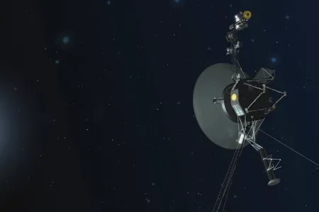 Voyager 1, still outbound.