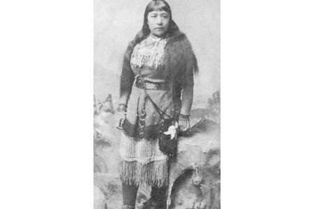 Sarah Winnemucca, the first Indian woman to write a book highlighting the plight of the Indian people.