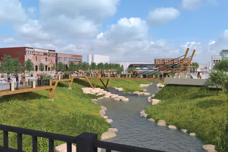 A $25 million plan to uncover 1,100 feet of Jordan Creek and build three bridges is moving forward in Springfield, Missouri.