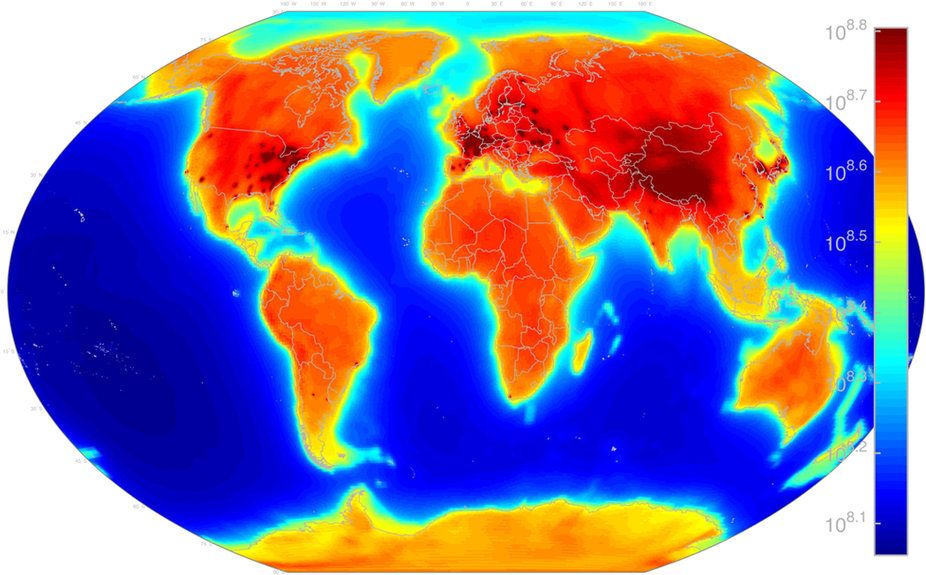 Antineutrino map