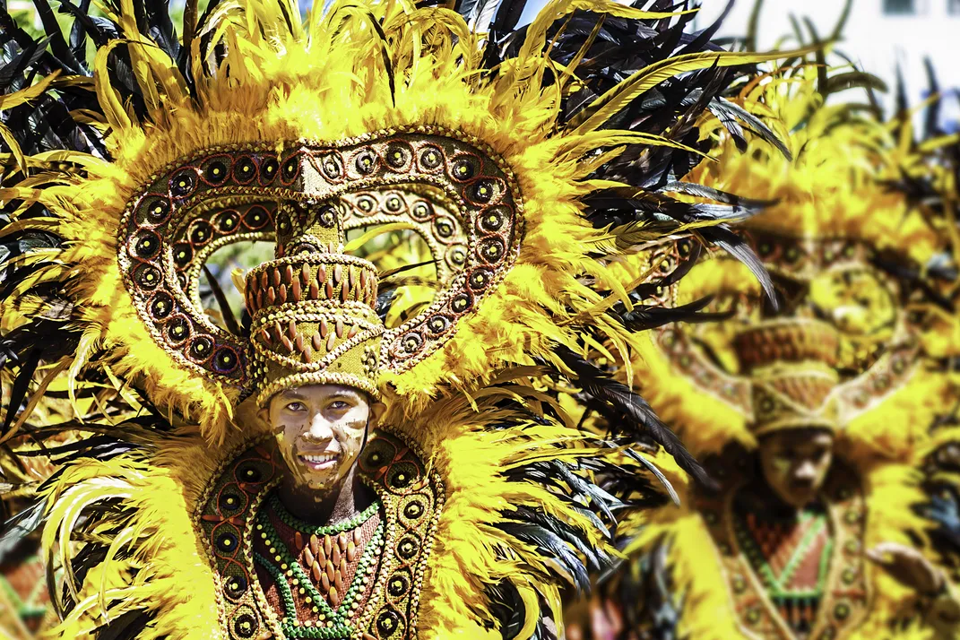 The Dinagyang Is A Religious And Cultural Festival In Iloilo City 