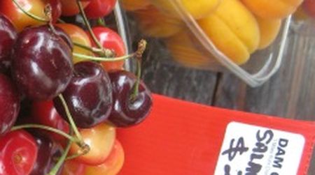 Note the shocking price of this basket of fruit at a roadside stand in New Zealand