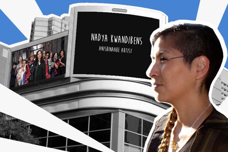 Nadya Kwandibens' “10 Indigenous Lawyers” is one of the featured works in "Resilience," a nation-wide billboard campaign that will be seen by thousands of people every day.