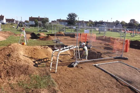 Two skeletons unearthed in Lechlade, England, date back to around 2200 B.C.