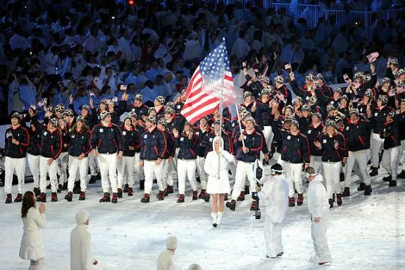 Team USA marches