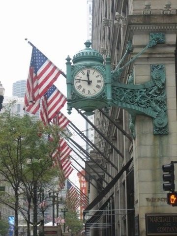 Marshall fields on Michigan Avenue in Chicago, before it was closed down thumbnail