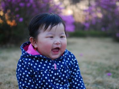 Researchers say the shift in laugh patterns doesn't appear to be linked with any major developmental milestones