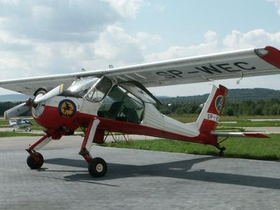 Is every airplane beautiful? Get real. (Read more about the knock-kneed PZL-104 Wilga, below.)